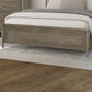 Rochelle Park - King Panel Footboard - Smokey Taupe