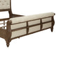 Americana Farmhouse - Queen Upholstered Sleigh Footboard - Dusty Taupe
