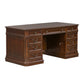 Brayton Manor - Jr Executive Desk Base - Cognac