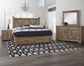 Cool Rustic - California King Storage Bed Rails 6/0 - Stone Gray
