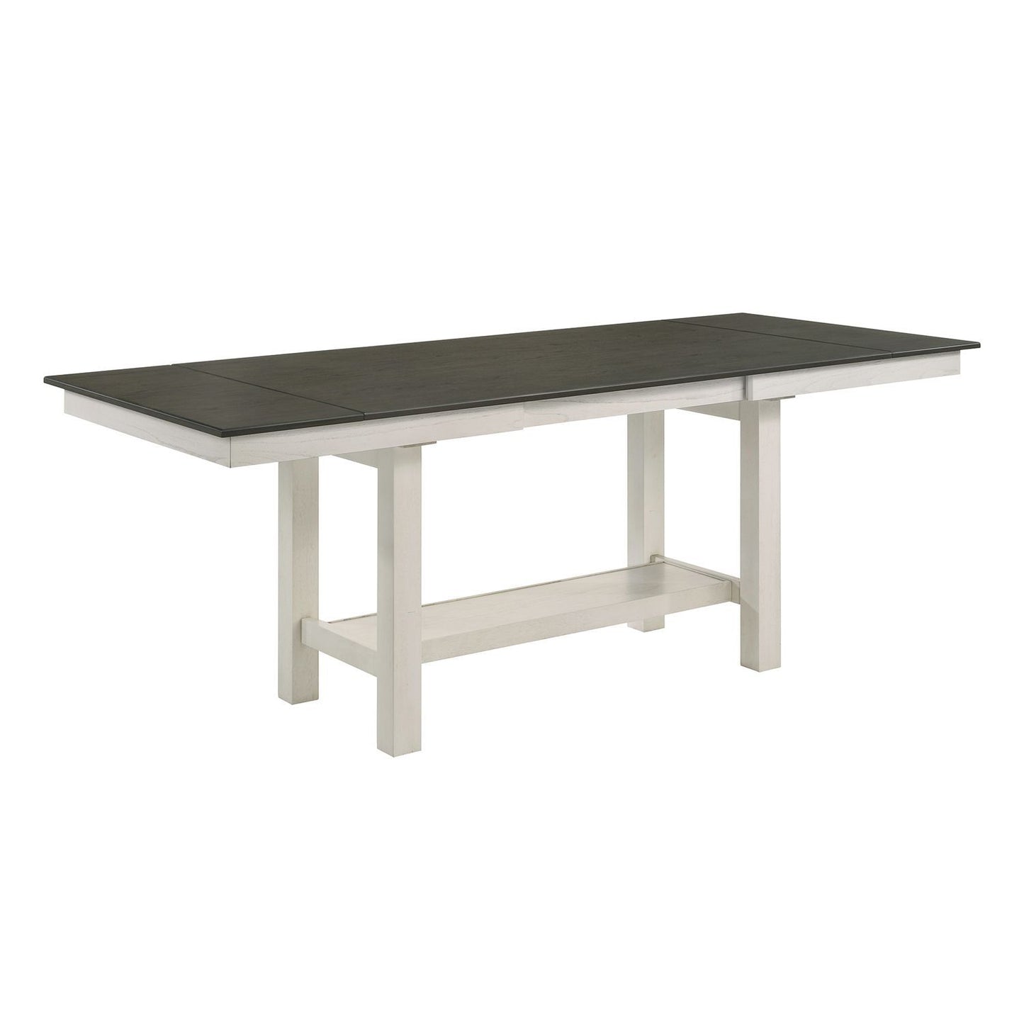 Brook Bay - Gathering Trestle Table Base - Textured White / Carbon Gray