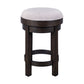 Weston - Upholstered Swivel Console Stool - Peppercorn