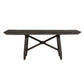 Double Bridge - Gathering Table Base - Dark Chestnut