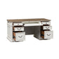 Magnolia Manor - 5 Piece Home Office Set (Complete Desk) - Antique White