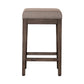 Arrowcreek - Upholstered Console Stool - Weathered Stone