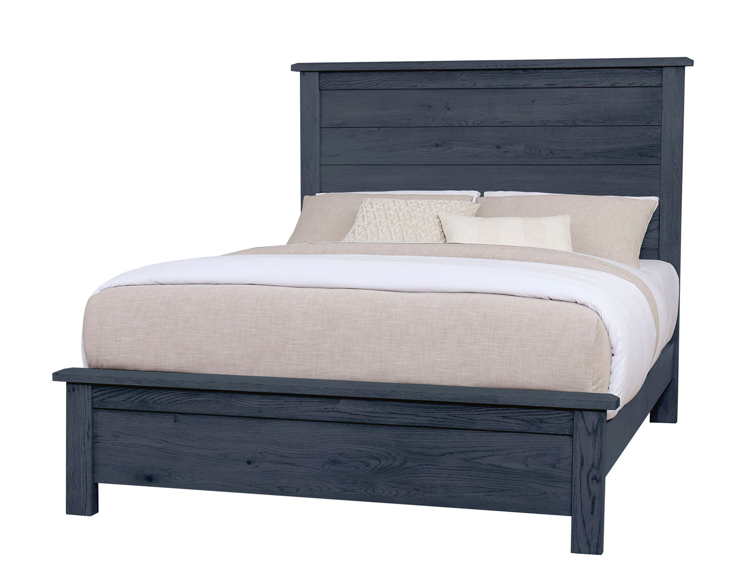 Custom Express - King Farmhouse Bed Footboard - Indigo