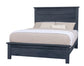 Custom Express - Queen Side Rails And Slats - Indigo