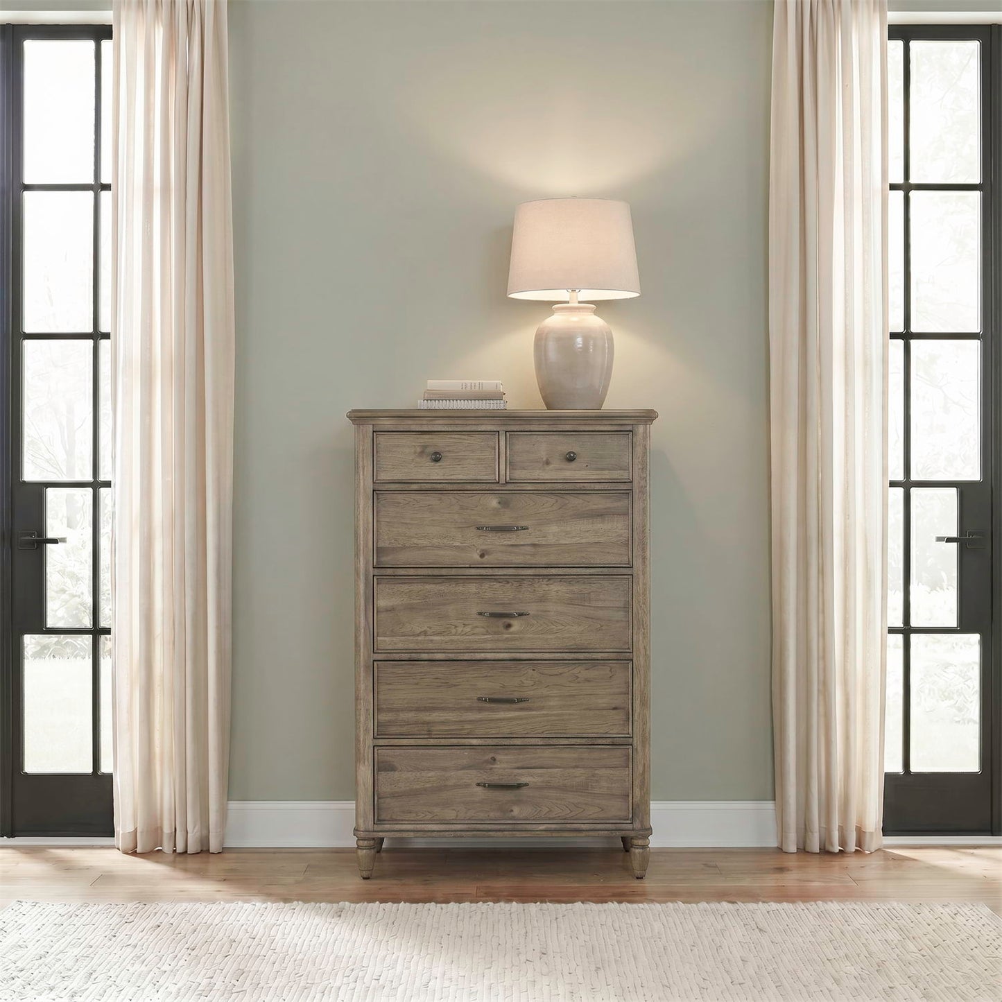 Hickory Grove - 6 Drawer Chest - Heirloom Brown