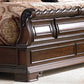 Arbor Place - King Sleigh Footboard - Brownstone