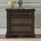 Providence Park - Nightstand With Charging Station - Chateau Brown