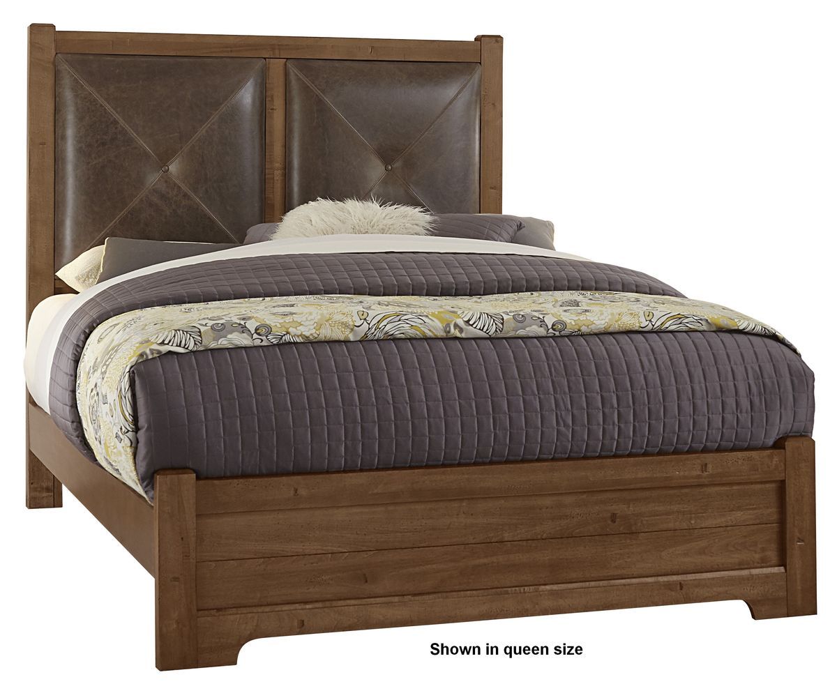 Cool Rustic - King Low Profile Footboard - Amber