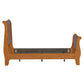 Grandpas Cabin - Twin Sleigh Headboard & Footboard - Aged Oak