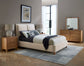 Nordhaven - Queen Footboard - Pure White / Clear Maple