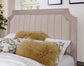 Bungalow - Full Upholstered Headboard - Dover Gray Two Tone