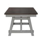 Newport - Trestle Table Base - Smokey Gray / Carbon Gray