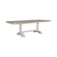 Whitney - Trestle Table Top - Antique Linen / Weathered Gray