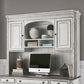 Magnolia Manor - Jr Executive Credenza Hutch - Antique White