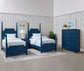 Tide & Timber - Twin Pencil Poster Headboard 3/3 - Luxe Blue Oak