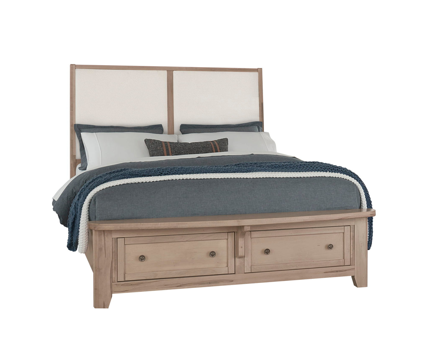 Woodbridge - Queen Storage Footboard - Clear Maple