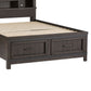 Thornwood Hills - Full Storage Footboard - Rock Beaten Brown