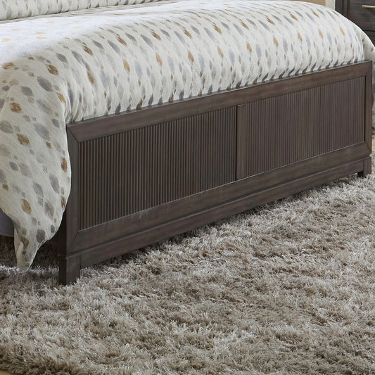 Modern Edge - Queen Panel Footboard - Caffe