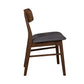 Space Savers - Panel Back Side Chair - Walnut