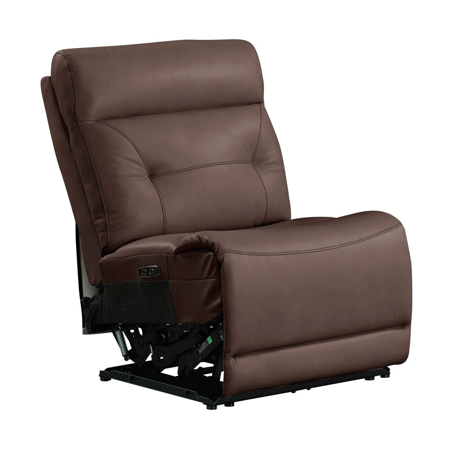 Beckham - Armless Recliner P2 & ZG - Aline Saddle