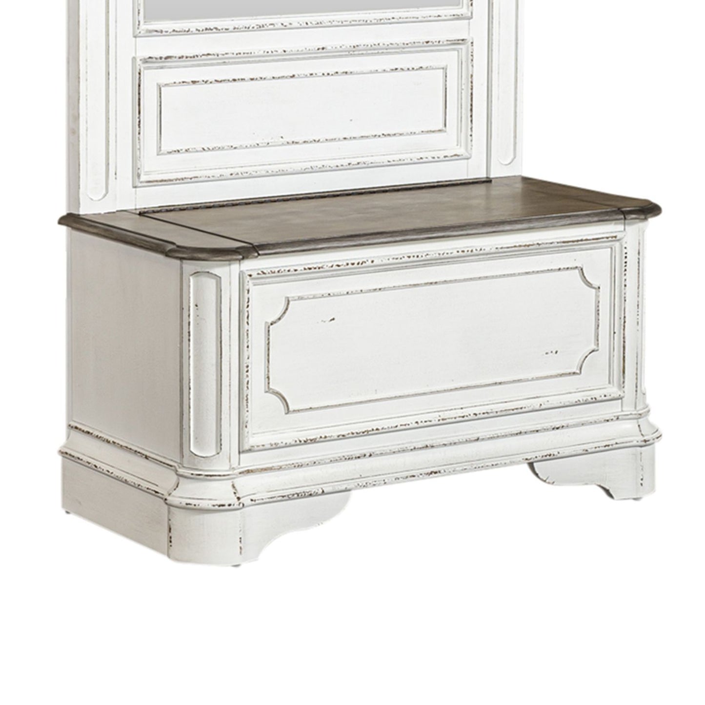 Magnolia Manor - Hall Tree Base - Antique White