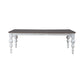 River Place - Rectangular Leg Table - Riverstone White & Tobacco