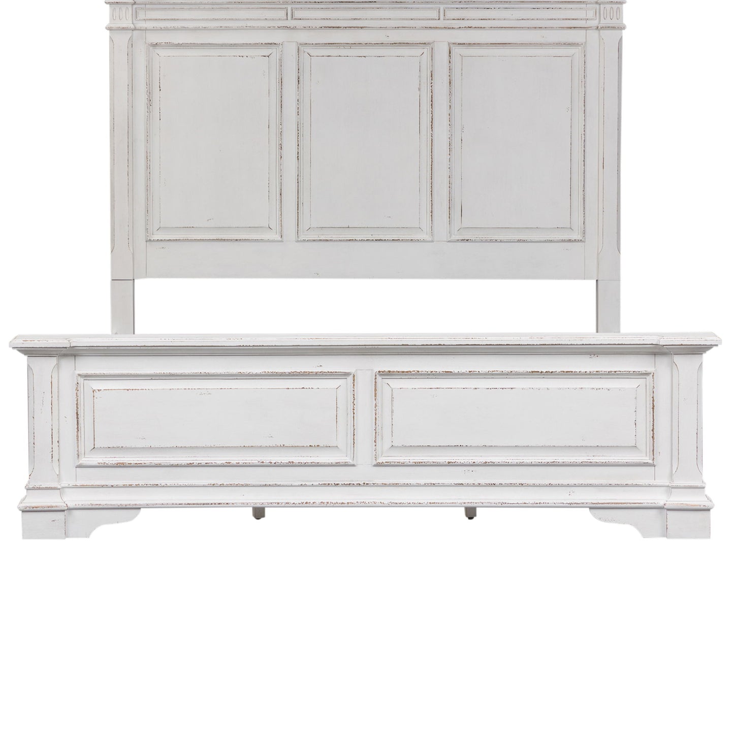 Abbey Park - King Panel Footboard - Antique White