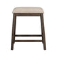 Harrison - Upholstered Console Stool - Espresso