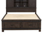 Thornwood Hills - King Storage Footboard - Rock Beaten Brown