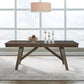 Carolina Park - Trestle Table - Amber Brown