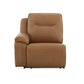 Callihan - L Arm Recliner P3 & ZW - York Butternut