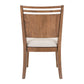 Shaker Lakes - Panel Back Side Chair - Harvest Brown