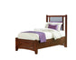 Bonanza - Twin Upholstered Headboard Panel - Cherry / Ocean Blue
