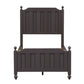 Cottage View - Full Panel Headboard & Footboard - Dark Gray