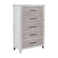 Backroads - 5 Drawer Chest - Weathered White