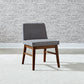 Space Savers - Upholstered Side Chair - Walnut