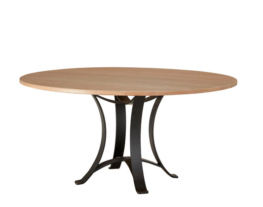 Crafted Cherry - 60" Round Dining Table Top - Bleached Cherry