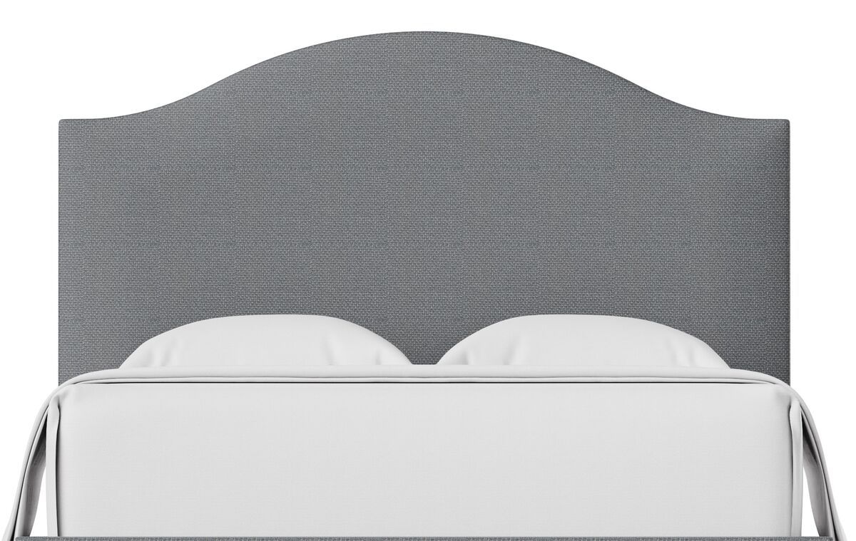 Choices - Emily King Upholstered Headboard - Bluestone