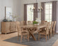 Dovetail - Table Base For 602 Top - Bleached White
