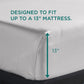 Tempur-Adapt - Tempur-Adapt Luxe Egyptian Cotton Sheets - White