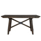 Double Bridge - Gathering Table Top - Dark Chestnut