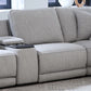 Blake - Armless Recliner P2 & Zero Wall - Estero Smoke