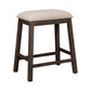 Harrison - Upholstered Console Stool - Espresso