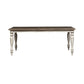 Whitney - Rectangular Leg Table - Antique Linen / Weathered Gray
