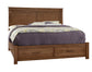 Cool Rustic - King & Queen Storage Bed Rails - Amber