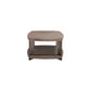 Harlow - Oval Cocktail Table - Sandstone & Satin Nickel