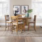 Santa Rosa - 5 Piece Pub Set - Antique Honey